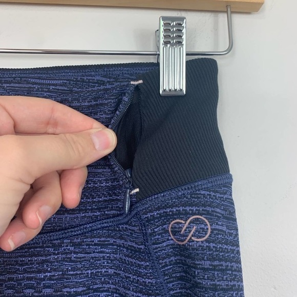 Calia by Carrie Underwood Mid-Rise Marled Blue Leggings Size XS - Picture 5 of 11